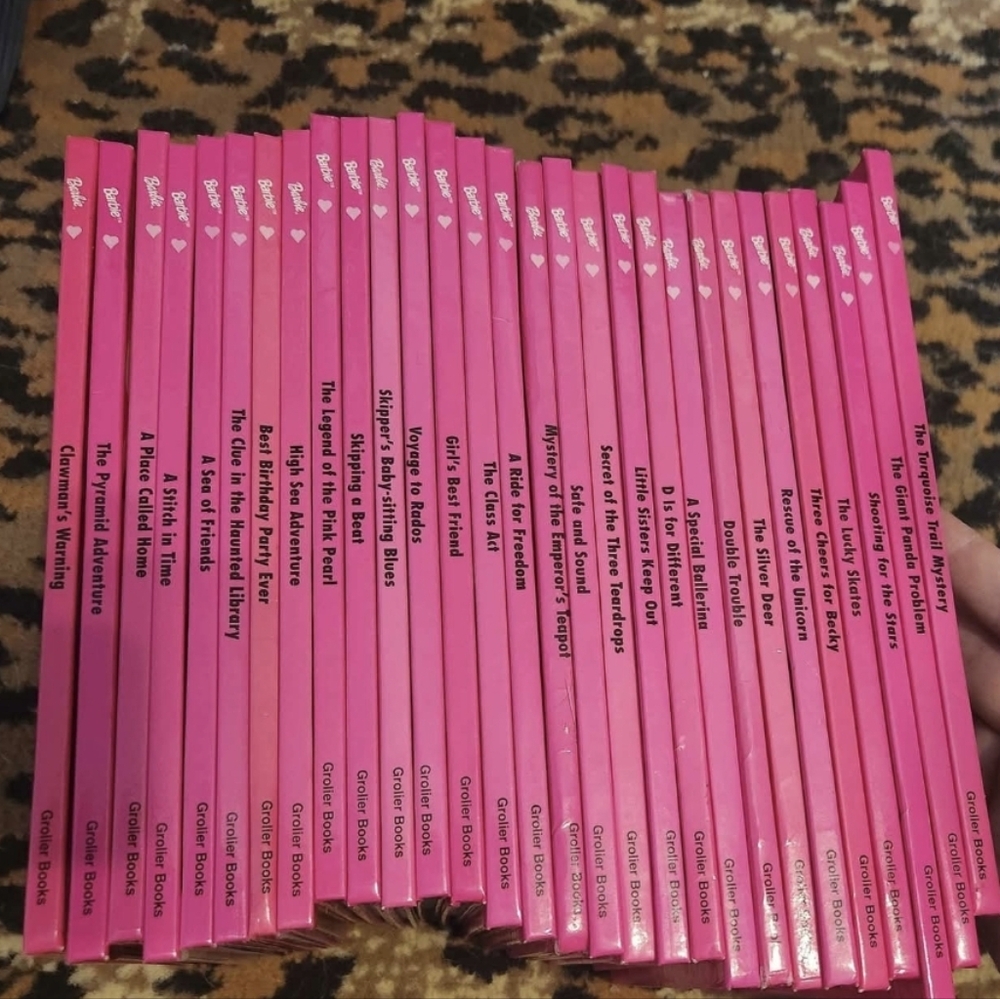 30 Vintage Barbie Books